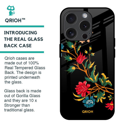 Dazzling Art Glass Case for iPhone 15 Pro