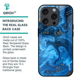 Gold Sprinkle Glass Case for iPhone 15 Pro