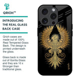 Mythical Phoenix Art Glass Case for iPhone 15 Pro
