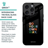 Go Your Own Way Glass Case for iPhone 15 Pro