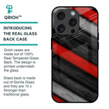 Soft Wooden Texture Glass Case for iPhone 15 Pro