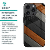 Tri Color Wood Glass Case for iPhone 15 Pro