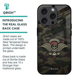 Army Warrior Glass Case for iPhone 15 Pro