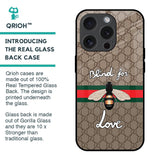 Blind For Love Glass Case for iPhone 15 Pro