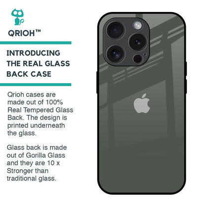 Charcoal Glass Case for iPhone 15 Pro