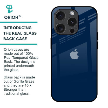 Royal Navy Glass Case for iPhone 15 Pro
