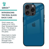 Cobalt Blue Glass Case for iPhone 15 Pro