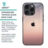 Golden Mauve Glass Case for iPhone 15 Pro