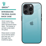 Arctic Blue Glass Case For iPhone 15 Pro