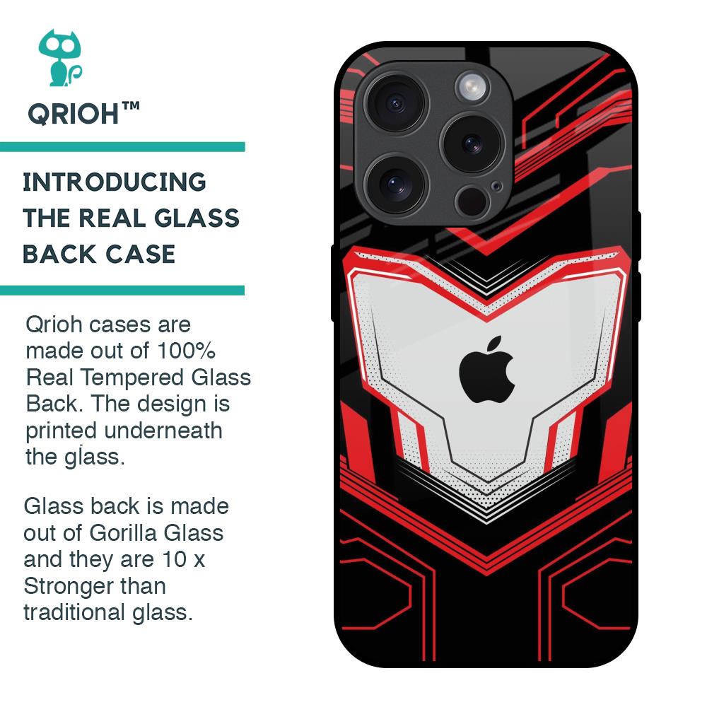 Quantum Suit Glass Case For iPhone 15 Pro