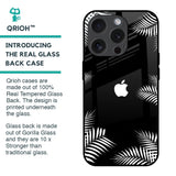 Zealand Fern Design Glass Case For iPhone 15 Pro