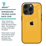 Fluorescent Yellow Glass case for iPhone 15 Pro