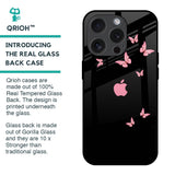 Fly Butterfly Glass Case for iPhone 15 Pro