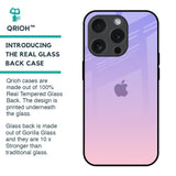 Lavender Gradient Glass Case for iPhone 15 Pro