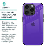Amethyst Purple Glass Case for iPhone 15 Pro