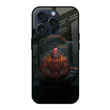 Lord Hanuman Animated iPhone 15 Pro Glass Back Cover Online