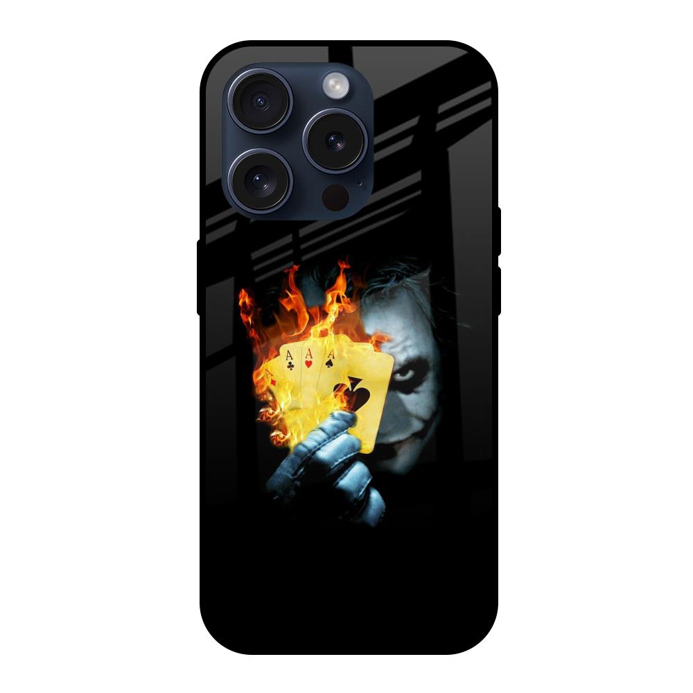AAA Joker iPhone 15 Pro Glass Back Cover Online
