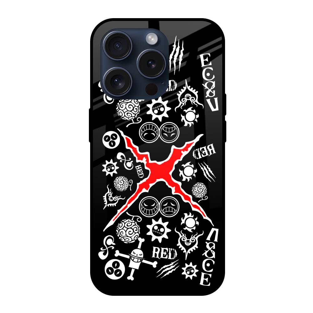 Red Zone iPhone 15 Pro Glass Back Cover Online
