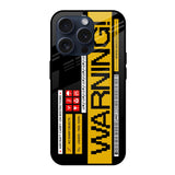 Aircraft Warning iPhone 15 Pro Glass Back Cover Online