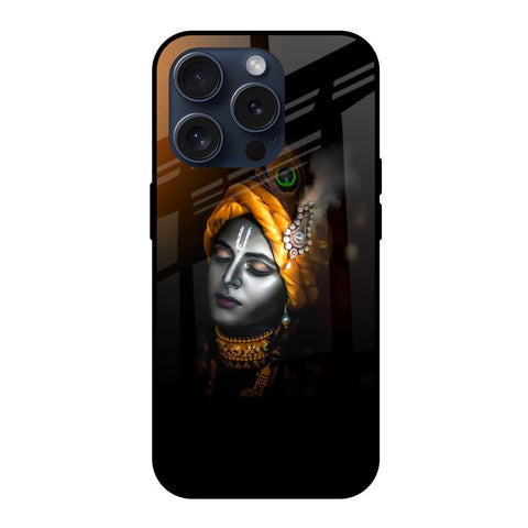 Ombre Krishna iPhone 15 Pro Glass Back Cover Online