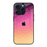Geometric Pink Diamond iPhone 15 Pro Glass Back Cover Online