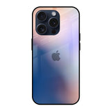 Blue Mauve Gradient iPhone 15 Pro Glass Back Cover Online