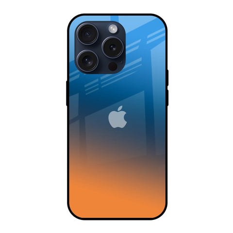 Sunset Of Ocean iPhone 15 Pro Glass Back Cover Online