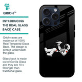 Space Traveller Glass Case for iPhone 15 Pro