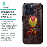Angry Baby Super Hero Glass Case for iPhone 15 Pro