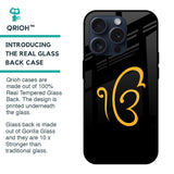 Luxury Fashion Initial Glass Case for iPhone 15 Pro