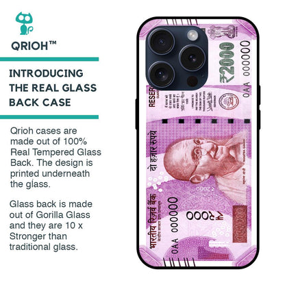 Stock Out Currency Glass Case for iPhone 15 Pro