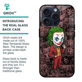 Joker Cartoon Glass Case for iPhone 15 Pro