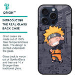 Orange Chubby Glass Case for iPhone 15 Pro