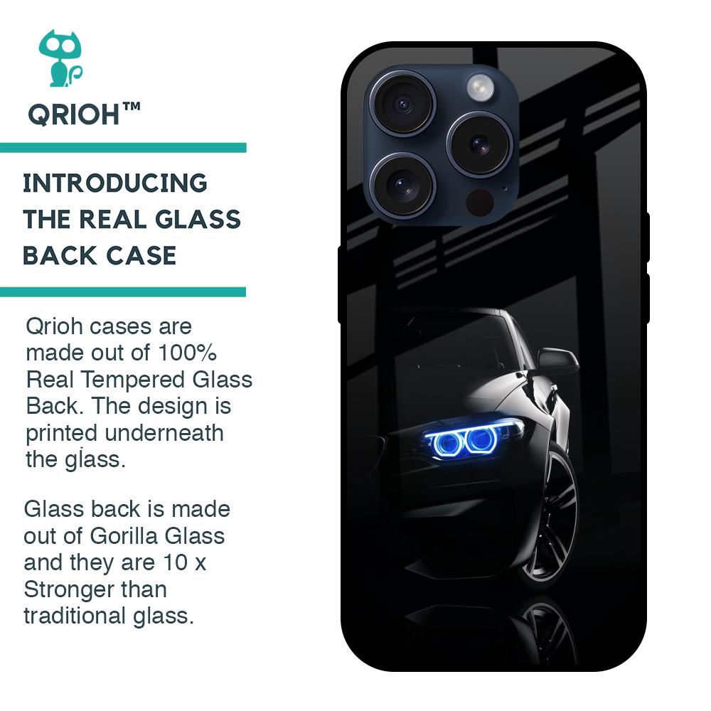 Car In Dark Glass Case for iPhone 15 Pro