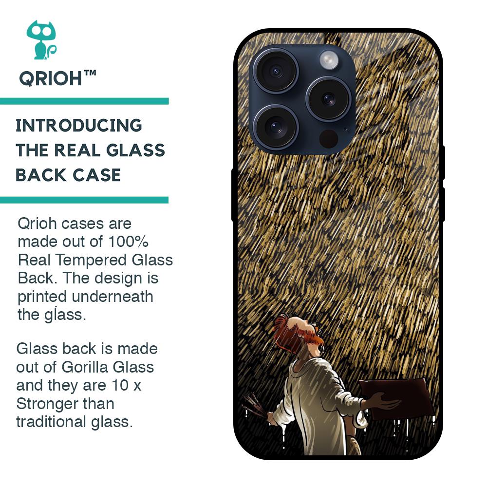 Rain Festival Glass Case for iPhone 15 Pro