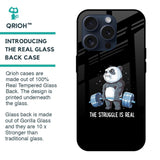 Real Struggle Glass Case for iPhone 15 Pro