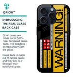 Aircraft Warning Glass Case for iPhone 15 Pro
