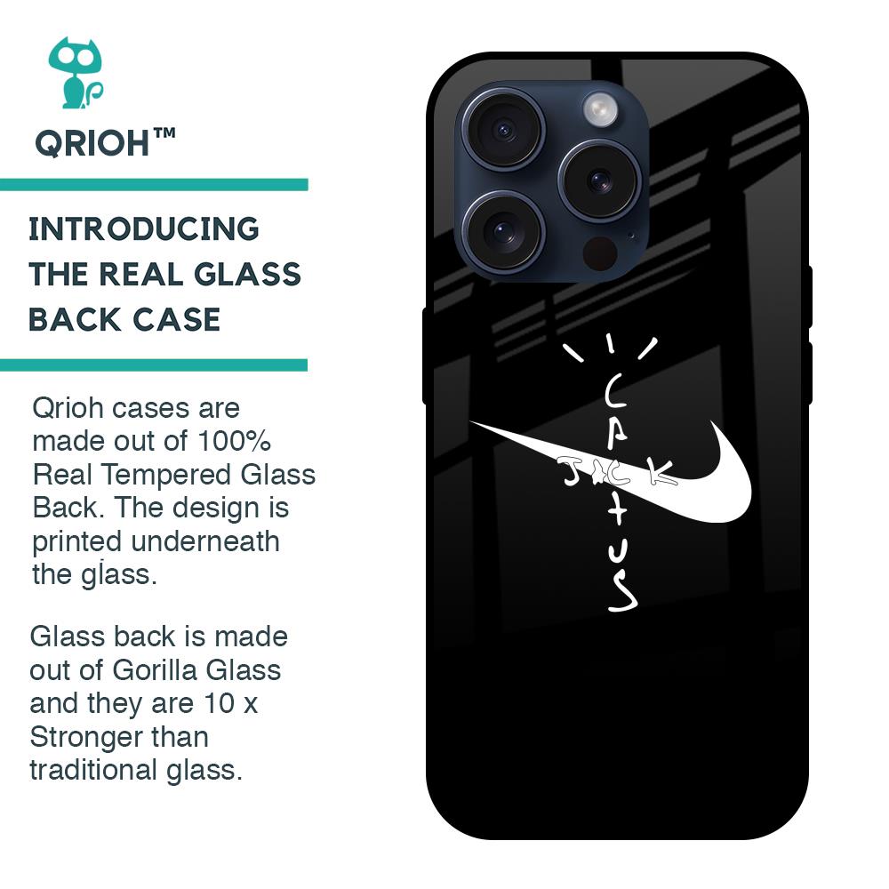 Jack Cactus Glass Case for iPhone 15 Pro