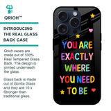 Magical Words Glass Case for iPhone 15 Pro