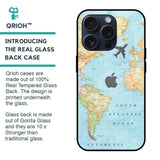 Fly Around The World Glass Case for iPhone 15 Pro