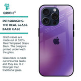 Ultraviolet Gradient Glass Case for iPhone 15 Pro