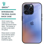Blue Aura Glass Case for iPhone 15 Pro
