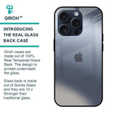 Space Grey Gradient Glass Case for iPhone 15 Pro