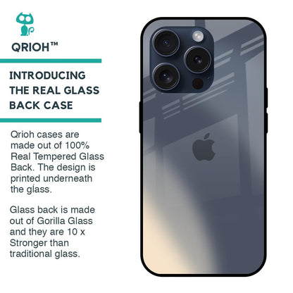 Metallic Gradient Glass Case for iPhone 15 Pro