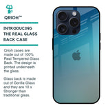 Sea Theme Gradient Glass Case for iPhone 15 Pro