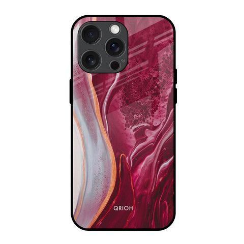 Crimson Ruby iPhone 15 Pro Max Glass Back Cover Online