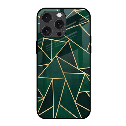 Abstract Green iPhone 15 Pro Max Glass Back Cover Online