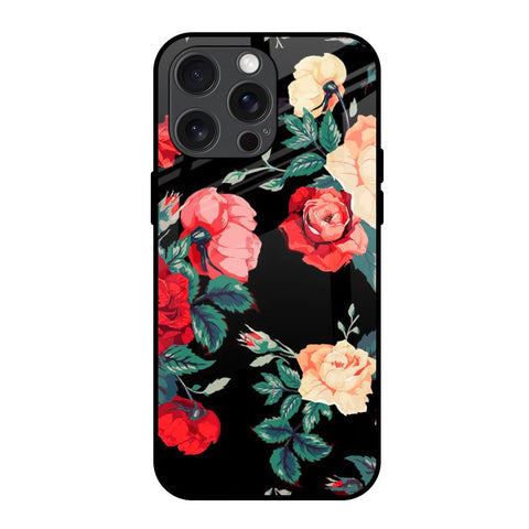 Floral Bunch iPhone 15 Pro Max Glass Back Cover Online