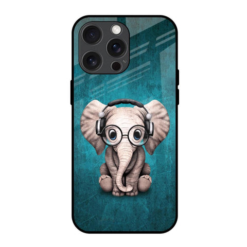 Adorable Baby Elephant iPhone 15 Pro Max Glass Back Cover Online