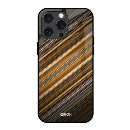 Diagonal Slash Pattern iPhone 15 Pro Max Glass Back Cover Online